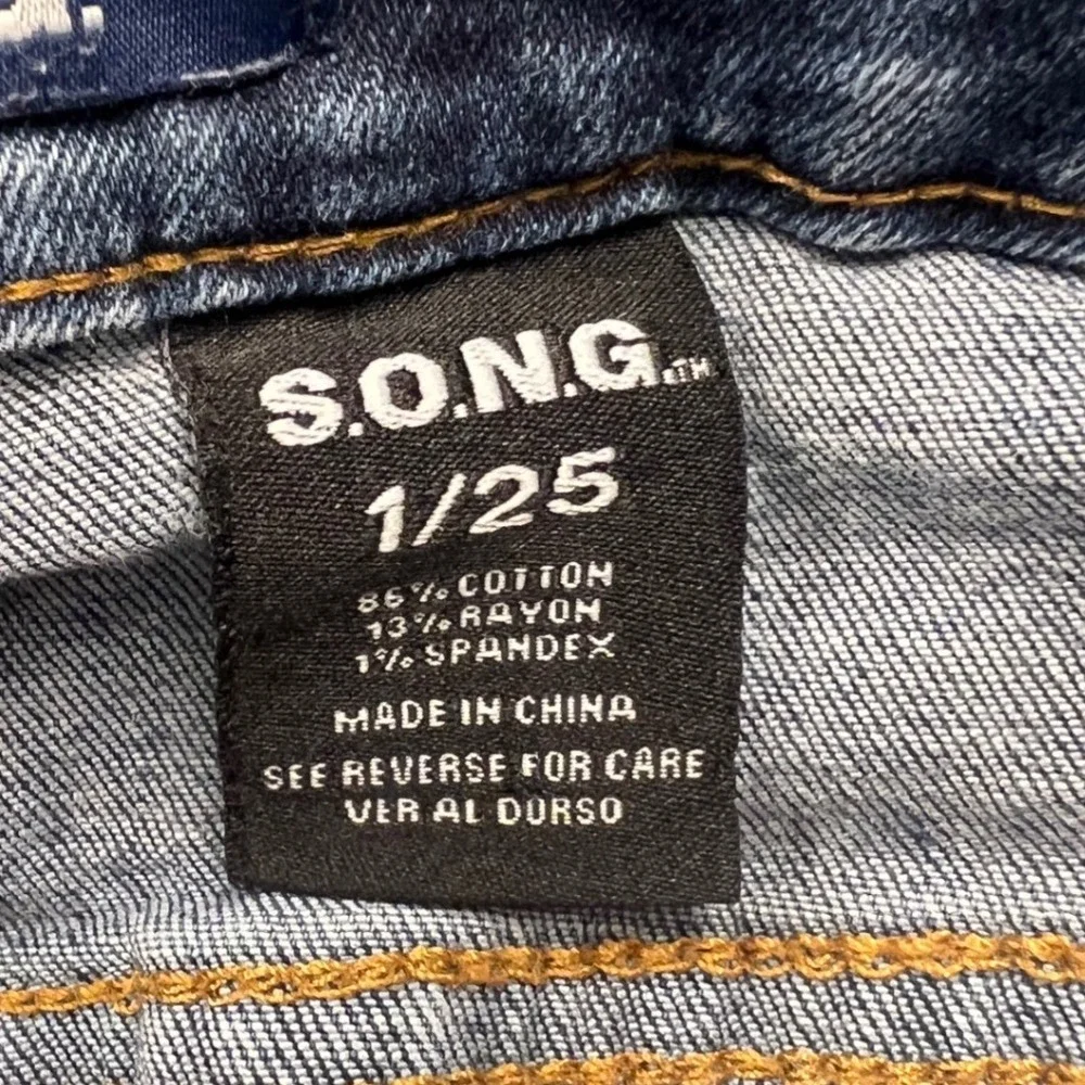 S.O.N.G. distressed skinny